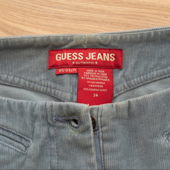 GUESS A-Line Slit Corduroy Skirt - Picture 4 of 7